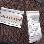Napa Valley Petites Vintage Full Zip Brown Mock Neck Vest Size undefined Photo 3