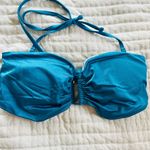 Victoria's Secret Victoria Secret’s Shimmer Blue Bandeau Bikini Top Photo 0