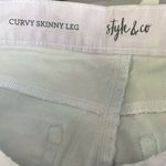 Style & Co  Pastel Tie-Dye Curvy Skinny Jeans Photo 5