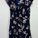 Collective Concepts Blue Floral Dress Women Small Ruffle Romantic Cottage Preppy Photo 0