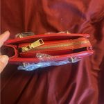 Badgley Mischka  Red Quilted  with Gold Accents Photo 4