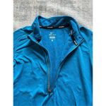 Nike Element Teal Blue Half Zip Running Mock Neck Pullover Women's Medium Photo 5