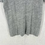 ZARA  Essentials Gray Linen‎ Blend Relaxed Fit Short Sleeve Tee Casual Size S Photo 6