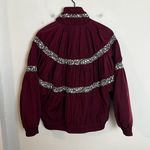 Free People - On My Mind Bomber Jacket Mulberry Boho Festival Classic Full Zip Photo 4