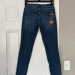 Driftwood  Floral Embroidered Jackie Denim Jeans Photo 8