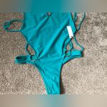 Lovers + Friends NWT All the Fun One Piece Swimsuit in Aquamarine Size Small Photo 7