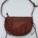 Lucky Brand  Leather Crossbody Bag/Purse - Red/Brown‎ Color Photo 0