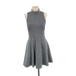 Kit & Ace Monaco Gray Racerback Sleeveless Fit & Flare Dress Size 6 Photo 2