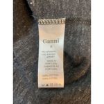 Anthropologie Ganni Winter Jersey Knit Dress Womens Small Gray Dark Academia Photo 5