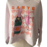 Grayson Threads Grayson/Threads sweatshirt pale pink crew crop plus graphic Santé Size XXL Photo 0
