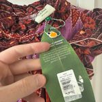 Farm Rio  x Anthropologie Sweet Floral Midi Dress Lilac/ Purple Belted Size M NWT Photo 2