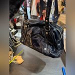 Coach  great condition navy blue small handbag Photo 5