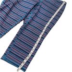 Ideology Blue & Purple Striped Athletic Leggings Women’s Size X-Large Capri Style Fitness Photo 1