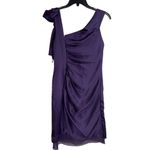 White by Vera Wang Purple Bridesmaid Formal Dress Size 4 Photo 1