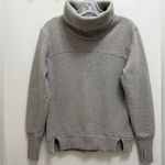 Alo Yoga ALO Haze Funnel Neck Pullover Sweatshirt Thumbholes Tan Size S Photo 1
