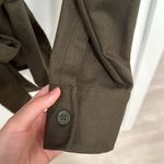 ZARA Belted Green Pocket Shirt Photo 4