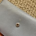 Michael Kors  Trifold Saffiano Leather Wallet Blue Teal Continental Snap EUC Photo 8