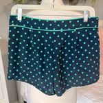 Forever 21 Navy green polka dot shorts silky Photo 4