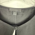 J.Crew NWT Long Puff Sleeve Keyhole Top Shirt Black Size ST Small TALL NEW Photo 3