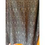 Worthington  Black Damask Print‎ Pencil Skirt Career Office Size 14 Photo 2