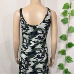 Camouflage Camo Punk Asymmetrical Dress Green Size M Photo 5