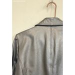 Worthington Black Women's 100% Genuine Leather Jacket Blazer - Size Medium Photo 4