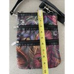 LeSportsac  Madison 3 Zipper Crossbody Handbag Masquerade Peacock Feather READ Photo 4