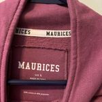 Maurice's berry pink quarter zip sweatshirt  Photo 1
