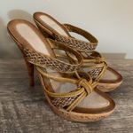 Boston Proper  Braided Platform Heel Sandals NO Size Approx. 6/6.5 Open Toe Boho Photo 13