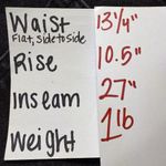 We The Free  Jeans Size 27 Denim Jegging Raw Hem High‎ Waist Cropped Black Photo 6