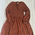 Roolee  Rust Floral Dress Photo 5