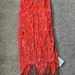 ASOS Orange Midi Dress Photo 0