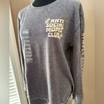 Simply Southern Women’s Anti Social Mom Club Sweatshirt in Gray Photo 4