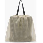 Alexander McQueen Women Nebula Crystal Mesh Sheer Tulle Tote, Black, NWT Photo 3