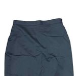 St. John Wool Straight Pencil Mini Office Black Skirt Stretch Zip Back Women 6 Photo 1