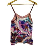 Vintage 100% Silk Y2K Babydoll Top Size XL Beaded Sequin Boho Fairy Festival Pink Size M Photo 2