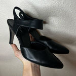 Paul Green  Black Leather Nicolette Pointed-toe Pump Heels 5.5 / US 8 Photo 0