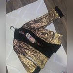 Johnny Was  SEQUIN GOLD PLAZA KIMONO $398 BOHO DESIGNER ANIMAL PRINT fall jacket Photo 10