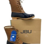 Jbu  Jambu Women's Maplewood Navy/Tan Waterproof Duck Boots New w/Box S Photo 0