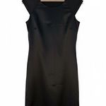 Club Monaco  Black Van Silk Cap Sleeve Mini Dress Photo 0