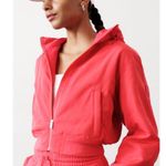Athleta M Lucent Bomber Jacket Punch Medium Regular Photo 0