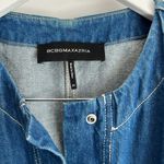 BCBGMAXAZRIA BCBG Blue Jean Denim Button Down Trench Coat Dress XS Photo 7
