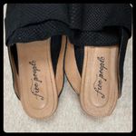 Free People NEW  Women's Black Suede Slip-On Snake Mules Shoes MSRP $150 Photo 1