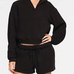 SKIMS ‎ Cotton Fleece Classic Short Onyx Size 3X NWT Photo 0