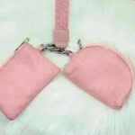 Pink Dream Bundle Dual Power pouch Wristlet w/ Pink Floral Band for Apple Watch Photo 0