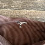 Year Of Ours  Brown Ribbed Leggings Photo 3