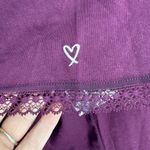 Victoria's Secret  Burgundy Lace Accent Lounge Pajama Set Womens Xlarge Photo 1