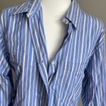 Hunt Club Blue Striped Women’s Shirt Size 10 Photo 2