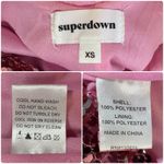 superdown  Cindi Pink Sequin Mini Dress Cut Out Backless Club Dance Festival XS Photo 12