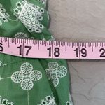 Greylin  Womens Embroidered Eyelet Smocked‎ Ruffle Tie Waist Jumpsuit Size Medium Photo 11